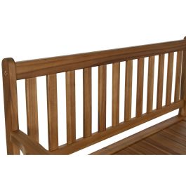 DKD Home Decor Banco Terraza Y Jardin Marron Acacia 60 x 87 x 120 cm