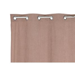 DKD Home Decor Cortina Panna23 Rosa Palo Poliester 260 x 260 x 140 cm
