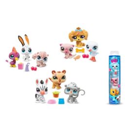 Littlest Pet Shop Pack 3 Figuras Mascotas 6,35x25,4x6,35 cm Modelos Surtidos