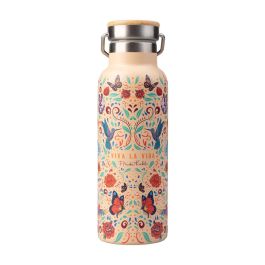 ERIK Botella de Agua Viva la Vida Frida Kahlo, Acero Inoxidable, Doble Capa Térmica, Cierre Hermético Madera, 500ml Precio: 16.94999944. SKU: B14G37XXSP