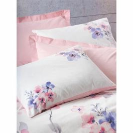 Juego de Cama Completo Rosa 100% Algodón - Incluye Funda Nórdica 220x240 cm y 2 Fundas de Almohada 60x60 cm - ASI8683342981606