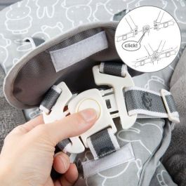 Roba ROB4005317314952 Trona Convertible 2 en 1 + Hamaca Reclinable Sternenzauber Desde el Nacimiento Madera Natural