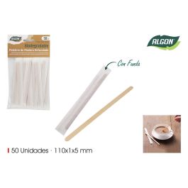 Set de 50 paletinas de madera con forma 110x1x5 mm - Inde (24 Cajas) Precio: 13.98999943. SKU: B1727CMR2E