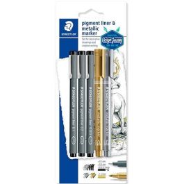 Staedtler Set Creativo Rotuladores Pigment Liner y Marcador Metalizado Colores Surtidos Blister 5 Unidades Precio: 8.49999953. SKU: B167FWVMH7