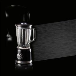 Ariete 585/02 Batidora de Vaso Moderna Negra 4 Velocidades con Función Pulse Vaso de Vidrio