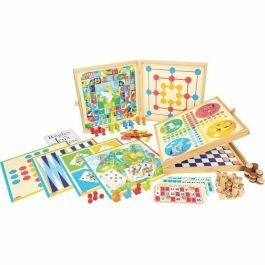 Jeujura Classic Games Box - Caja de Madera con 150 Juegos y Peones de Madera, Incluye Damas, Ganso, Rayuela y Más, a Partir de 3 Años Precio: 49.9900005. SKU: B1JGSKXWMJ