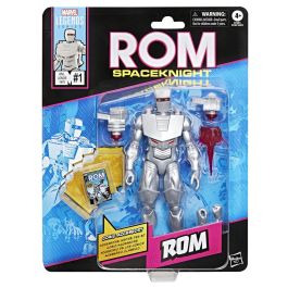 HASBRO Figura Rom Spaceknight Marvel Legends 15cm Articulada con 6 Accesorios: Libro, Manos Alternativas, Efectos, Neutralizador, Analizador Precio: 29.6899999. SKU: B19GQTXH9W