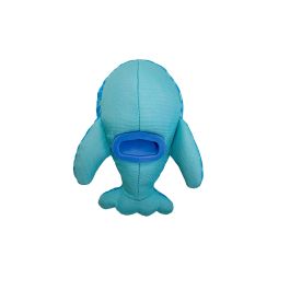 Hunter Flingerz Splash Whale Juguete para Perros con Lanzador Flotante de Neopreno, Chirriador, Lavable, Ideal Agua y Playa