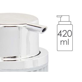 Dispensador de Jabón Plástico 420 ml Gris Berilo - 7x14.5x8.5 cm (32 Unidades) Dispensador de Jabón Plástico 420 ml Gris Berilo - 7x14.5x8.5 cm (32 Unidades)