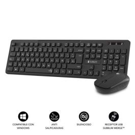 Teclado y Ratón Inalámbrico Subblim Combo Business Slim CSSW10/ Negro