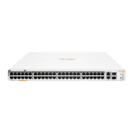Hewlett Packard Enterprise Aruba Instant On 1960 48G 40p Class4 8p Class6 PoE 2XGT 2SFP+ 600W Switch Gigabit PoE Apilable Gestión Inteligente para PYMES
