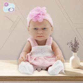 Tachan Muñeca 26cm Conjunto Vestido Rosa T01066 con Diadema Ideal para +18 Meses