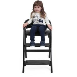 Chicco CHI8058664143399 Trona Evolutiva Crescendo Lite para Bebés Niños y Adultos - Carbón Cairo - Negro (8,25 Kg)