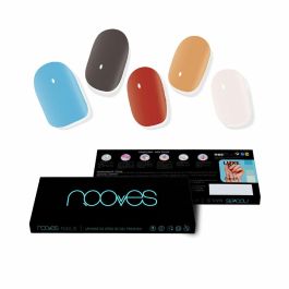 Nooves #melody Láminas de Uñas de Gel Premium Autoadhesivas Precocidas para Manicura Profesional y Larga Duración, 20 Unidades