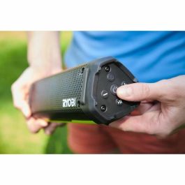 Ryobi RYO4892210232236 Altavoz Bluetooth 4V IP67 con Cable USB-C y 1 Batería de Litio USB 2.0 Ah