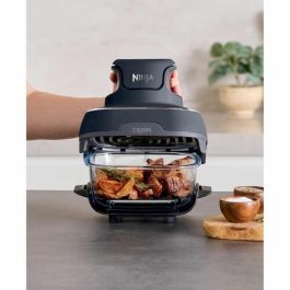 Ninja NIN0622356307741 Freidora sin Aceite CRISPI Portátil 1,4 L y 3,8 L - 4 Programas - 1700 W - Azul