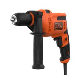 Black+Decker Taladro percutor 500W BEH200-QS - 2900rpm, 13mm portabrocas, hasta 20mm madera, 13mm acero/hormigón Precio: 37.79000005. SKU: S7908521