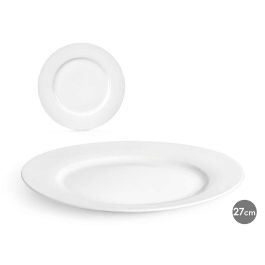 Vessia Plato Llano Porcelana Blanco 27 cm (Set de 24) Precio: 38.50000022. SKU: B1APVKZV8E
