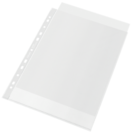 Funda Multitaladro Esselte Pp Reciclada 70Μ Pl.Nj. A4 11 Tal.Rfzo. Caja De 100