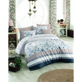 Aucune Juego de Cama - Funda Nórdica 220x240 cm + 2 Fundas Almohada 60x60 cm - 100% Algodón Reforzado - Azul - ASI8681875081015 Precio: 65.59000052. SKU: B1BH34P5KB