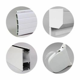 France Combi Persiana Enrollable PVC Correa Manual 100 x 120 cm