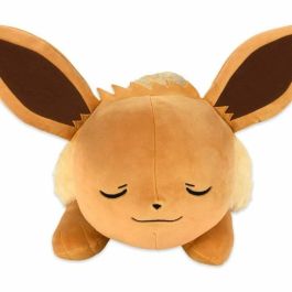 Bandai JW0222 Peluche de Pokémon Eevee de 40cm. Un muñeco de peluche Pokémon de Eevee, muy suave y diseñado para ofrecer confort al dormir. Bandai JW0222 Peluche de Pokémon Eevee de 40cm. Un muñeco de peluche Pokémon de Eevee, muy suave y diseñado para ofrecer confort al dormir.
