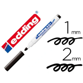 Edding Marcador Pizarra Blanca 661 Negro (Set de 10) Tinta Borrable Seco Punta Redonda 1-2mm (Set de 10) Precio: 7.49999987. SKU: B15MJSZB8Y