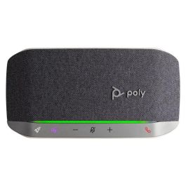 Poly Sync 20 Altavoz Manos Libres USB Bluetooth Batería 20h Micrófono Cancelación Ruido y Cargador Portátil 3200mAh 350g