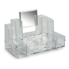 Organizador Alto Cajón 14 Huecos con Espejo Berilo 30x19x15 cm - Transparente (6 Unidades) Precio: 63.89000013. SKU: B1GTFTX68M