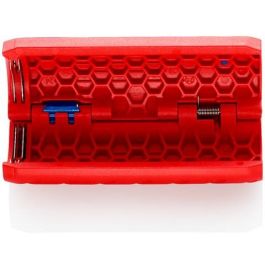 Knipex 90 22 01 SB TwistCut - Cortador de Tubos de Plástico, para tubos de 1,3 cm a 3,2 cm, Azul y Rojo, 100 mm