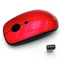 Elbe RT-111 Ratón Inalámbrico Rojo, Ambidiestro, 800/1200/1600 DPI, Pila Incluida Precio: 8.49999953. SKU: B15R2JVBND