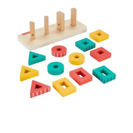 Formas De Madera Para Apilar Hxv05 Fisher Price