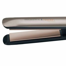 Remington S8540 Plancha para el Pelo Keratin Protect con Queratina y Aceite de Almendras, Ajuste Pro+, Pantalla Digital, Bronce