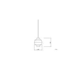 Lámpara Colgante Barishal Cuerda Natural SKD-P80013. Ideal para Salón, Comedor, Restaurante. Base E27 para Ambiente Cálido y Fresco.