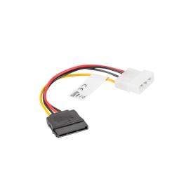 Lanberg Cable de Alimentación SATA a Molex Macho, 15 cm, Conectores Molex de 4 Pines y SATA de 15 Pines Precio: 3.88999996. SKU: S5605125