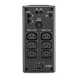APC BR650MI sistema de alimentación ininterrumpida (UPS) Línea interactiva 0,65 kVA 390 W 6 salidas AC APC BR650MI sistema de alimentación ininterrumpida (UPS) Línea interactiva 0,65 kVA 390 W 6 salidas AC