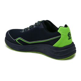 Sparco Calzado deportivo de seguridad Impulse ESD S1PS azul marino/verde fluo, t-46 - Suela EVA super-confort, tejido 3D seamless Sparco Calzado deportivo de seguridad Impulse ESD S1PS azul marino/verde fluo, t-46 - Suela EVA super-confort, tejido 3D seamless