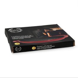 Bidasoa Asador Redondo Fierro Hierro Esmaltado 25 cm Rojo Antiadherente para Vitrocerámica Inducción Eléctrico Gas