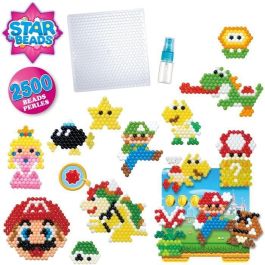 Aquabeads Cubo de creatividad Super Mario, Set de manualidades para niños con cuentas de agua, Edad +4 años, Medidas 16.5x16x14 cm