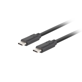 Lanberg CA-CMCM-32CU-0010-BK Cable USB C a USB C, 1 m, USB 3.2 Gen 2 (3.1 Gen 2), Negro Precio: 7.99000026. SKU: S5615497