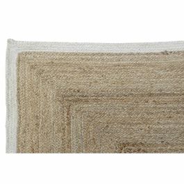 Alfombra DKD Home Decor Blanco Marrón claro Scandi 200 x 290 x 1 cm