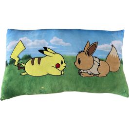 Pokemon POK3700891706728 Cojín Premium Pikachu y Eevee de Microfibra 60 cm Precio: 38.50000022. SKU: B1C9SGWK7V