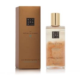 Rituals The Ritual of Karma Aceite Corporal Shimmering Hidratante Nutritivo Luminoso con Brillo Sutil 96% Natural 100 ml