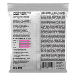 Ernie Ball Cuerdas Guitarra Eléctrica Entorchado Plano Slinky Super 9-42