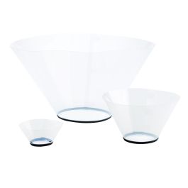 KVP Collar Isabelino Check Transparente Acolchado Cuello 38-50 cm Prof 25 cm Ligero Resistente Plástico