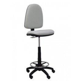 Taburete Piqueras Y Crespo Ayna Ergonomico Mecanismo De Contacto Permanente Regulable En Altura Y Aro Reposapies Asiento Y Respaldo Tapizados Bali Gris Claro Precio: 152.50000018. SKU: S5702414