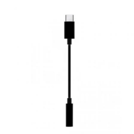 Aisens Conversor USB-C a Audio Estilo Apple USB-C-M - Jack 3.5-H Negro 15 cm para Macbook, Google Chromebook, PC, móvil y Tablet