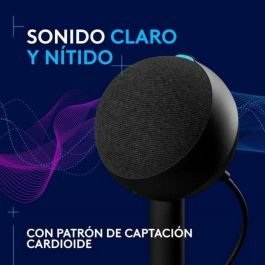 Micrófono Logitech 988-000551 Negro