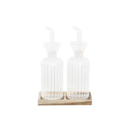 Aceitera Vinagrera Basicos DKD Home Decor Transparente Natural 7.5 x 21 x 14 cm Set de 2 Precio: 22.58999941. SKU: S3041778