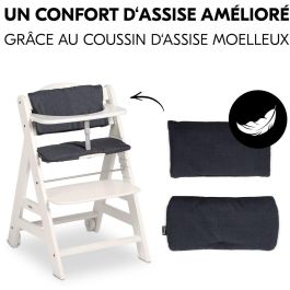 Hauck Trona Beta+ Evolutiva 6 Meses a 90 Kg Madera FSC Arnés 5 Puntos Ruedas Blanco HAU1718239207308